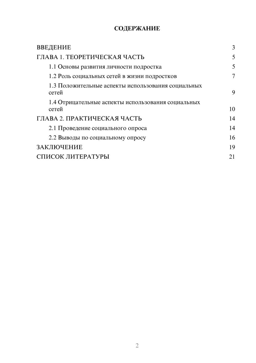 Предпросмотр проекта 2