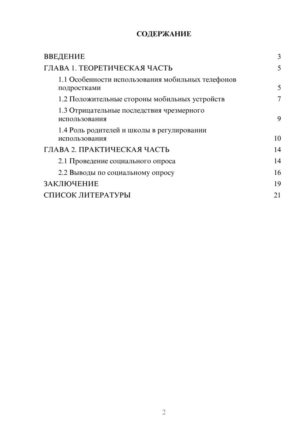 Предпросмотр проекта 2