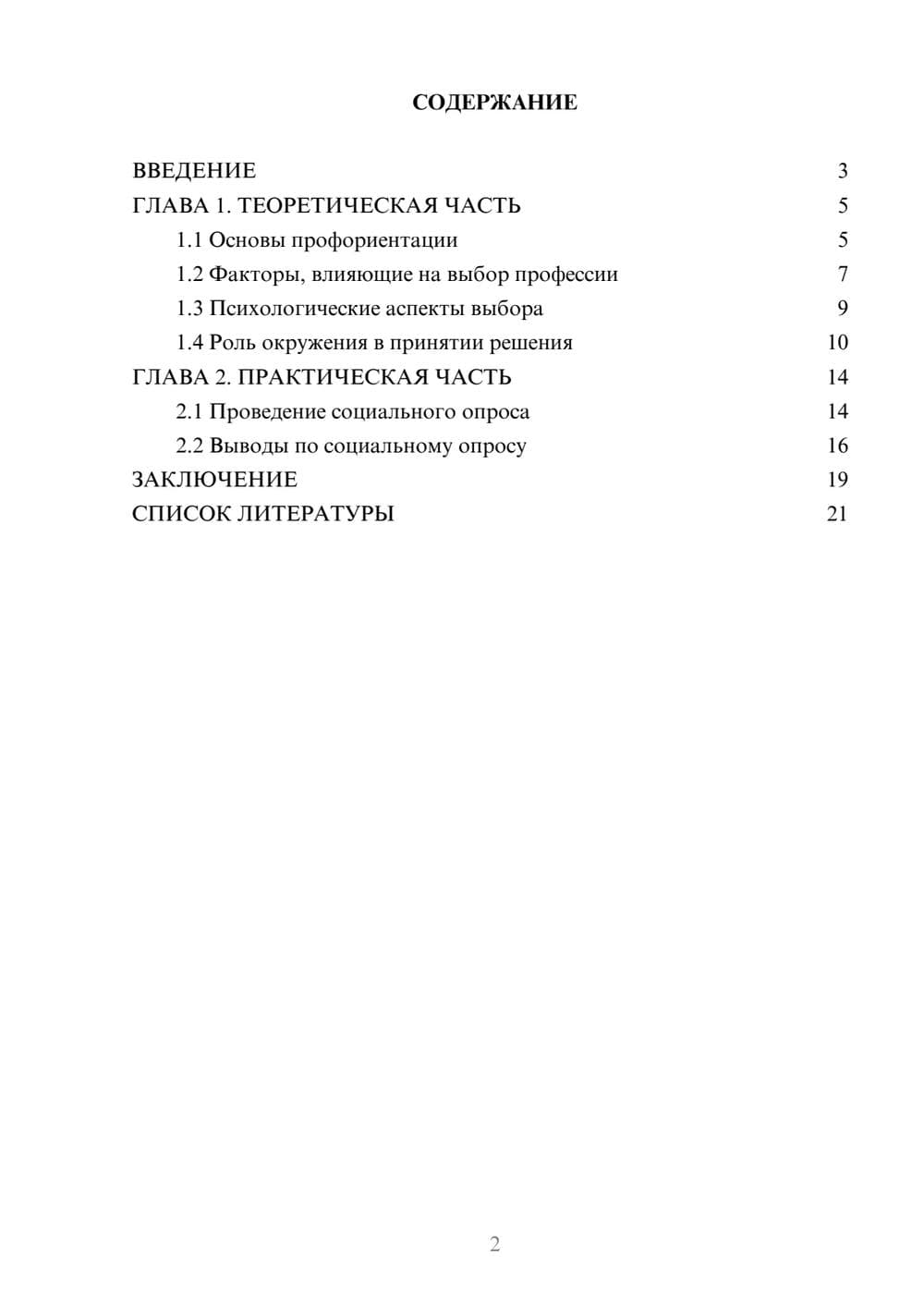 Предпросмотр проекта 2