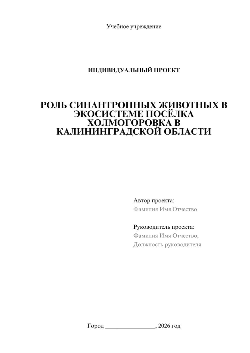 Предпросмотр проекта 1