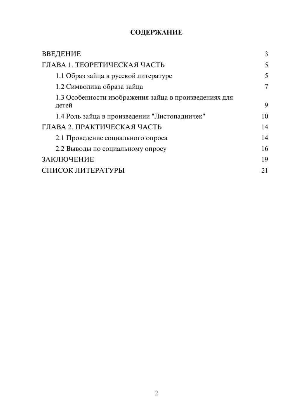 Предпросмотр проекта 2
