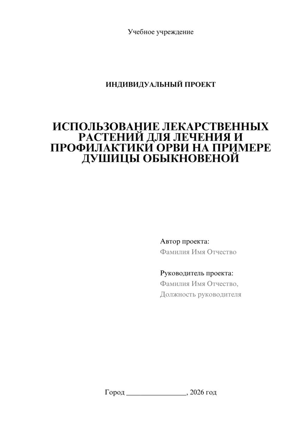 Предпросмотр проекта 1