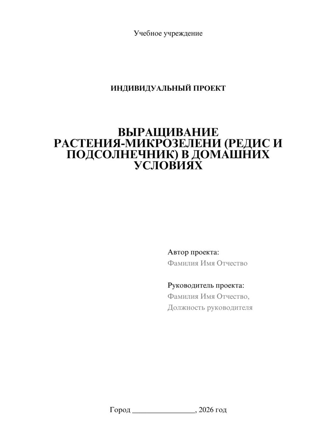 Предпросмотр проекта 1