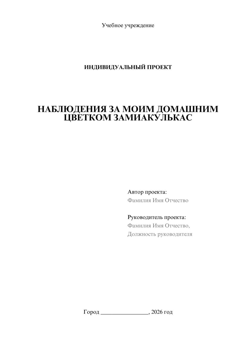 Предпросмотр проекта 1