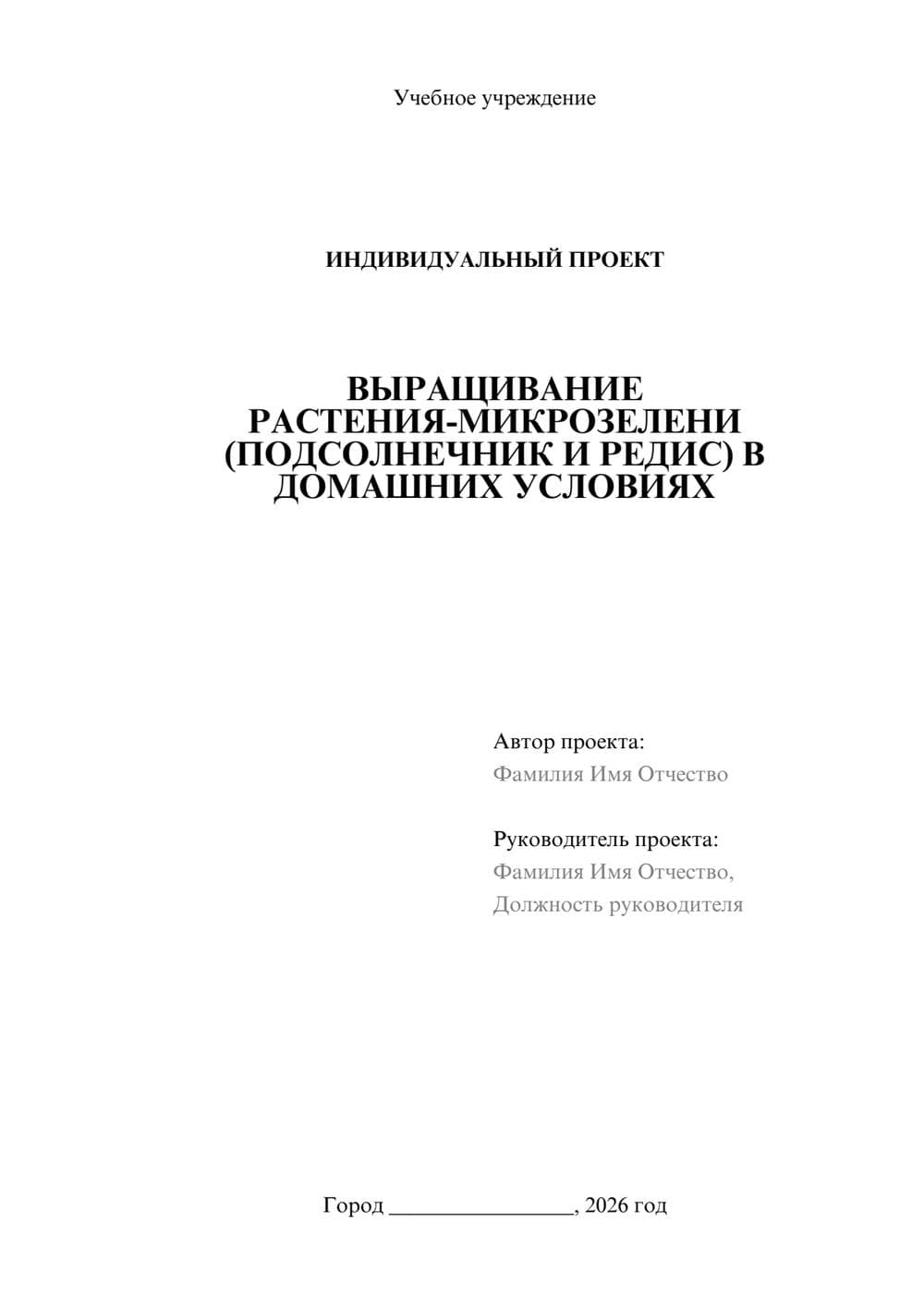 Предпросмотр проекта 1