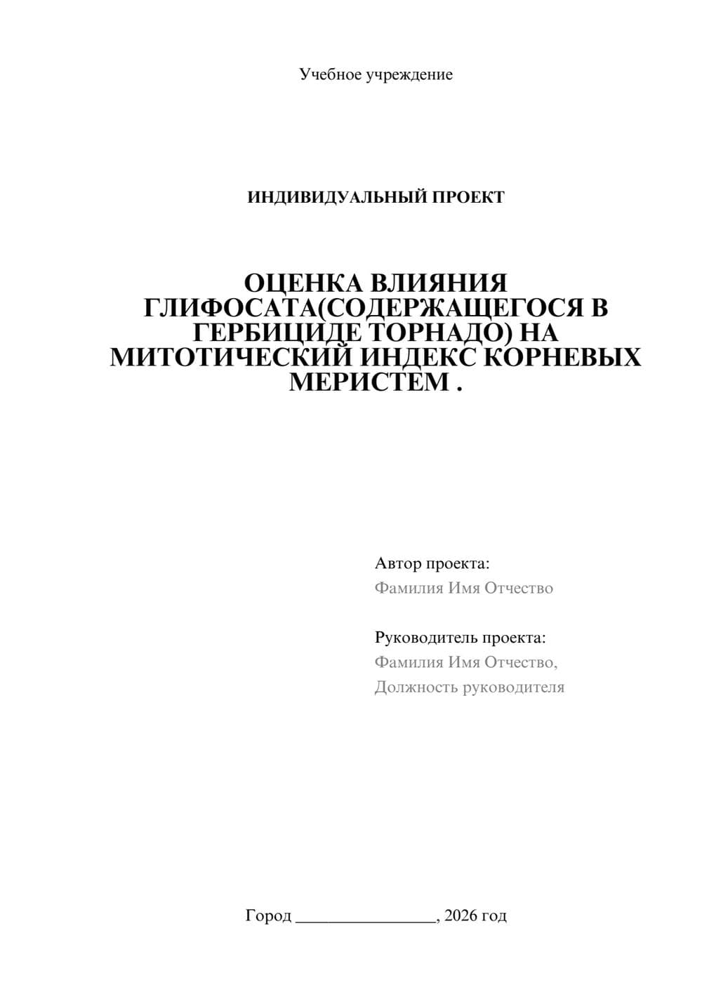 Предпросмотр проекта 1