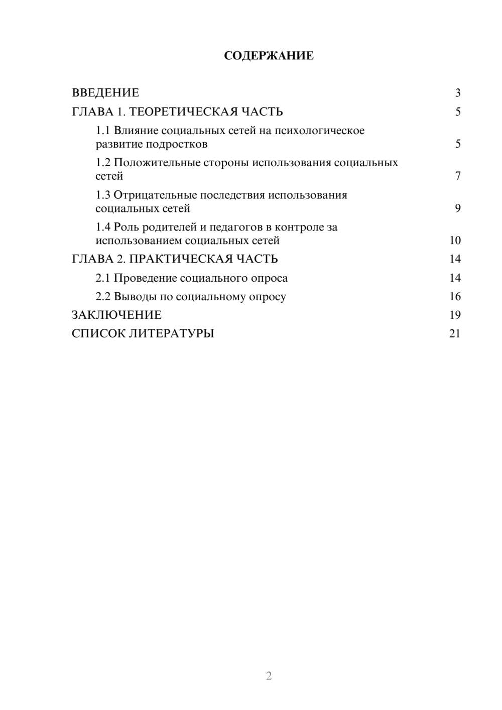 Предпросмотр проекта 2