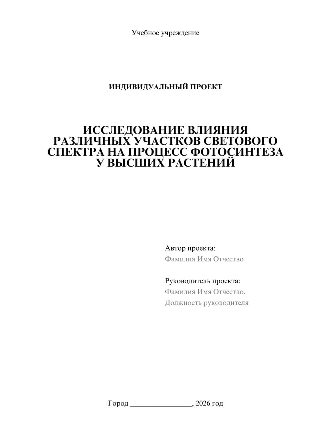 Предпросмотр проекта 1