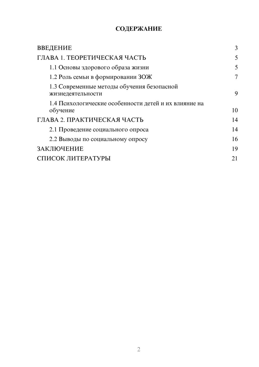 Предпросмотр проекта 2