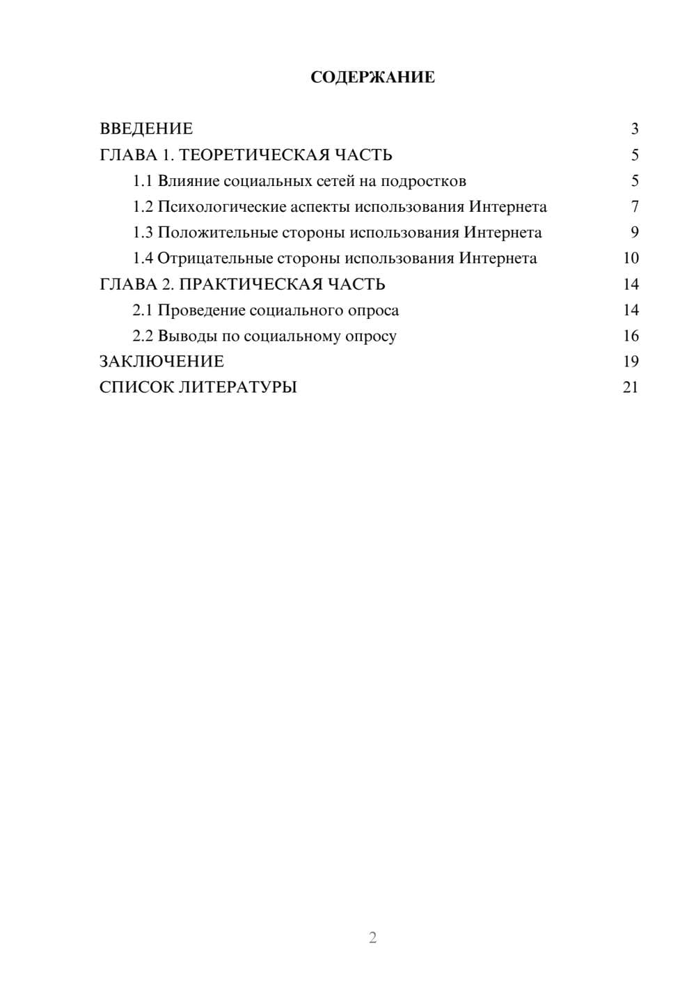 Предпросмотр проекта 2
