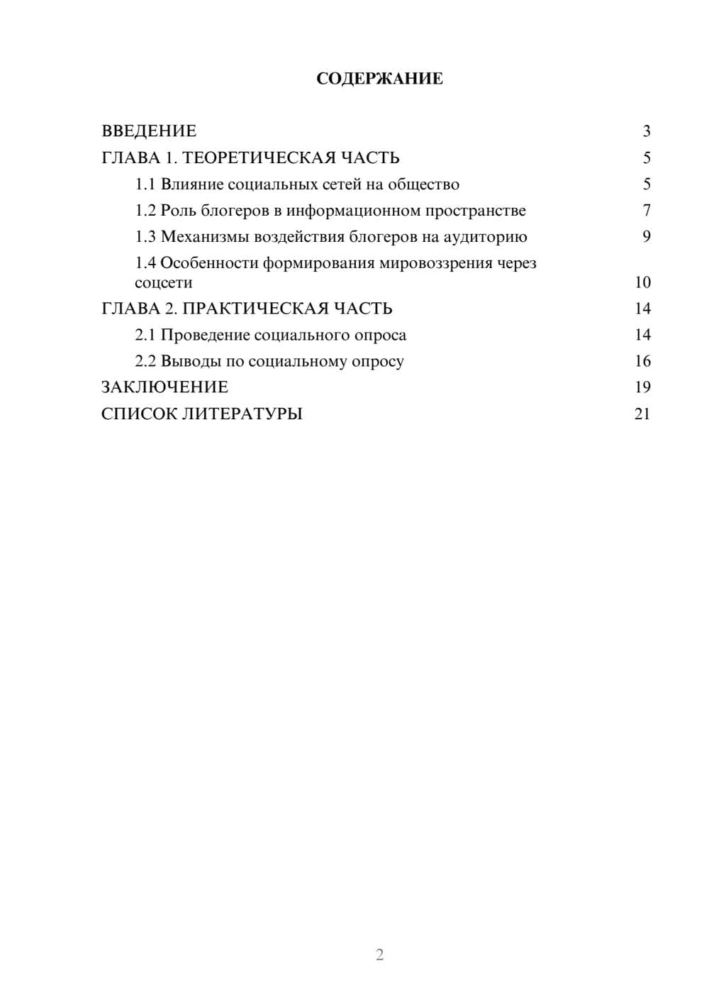 Предпросмотр проекта 2