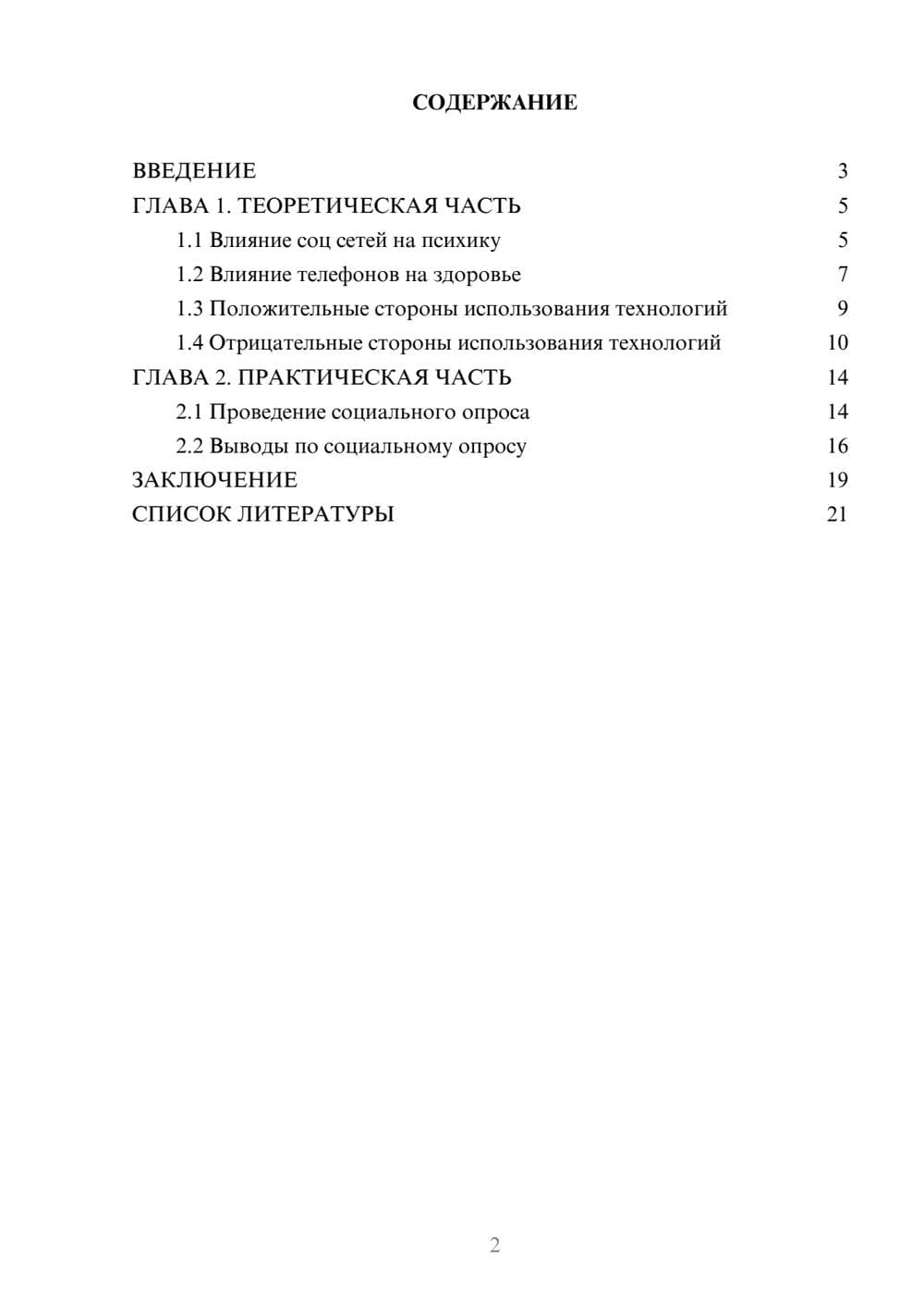 Предпросмотр проекта 2