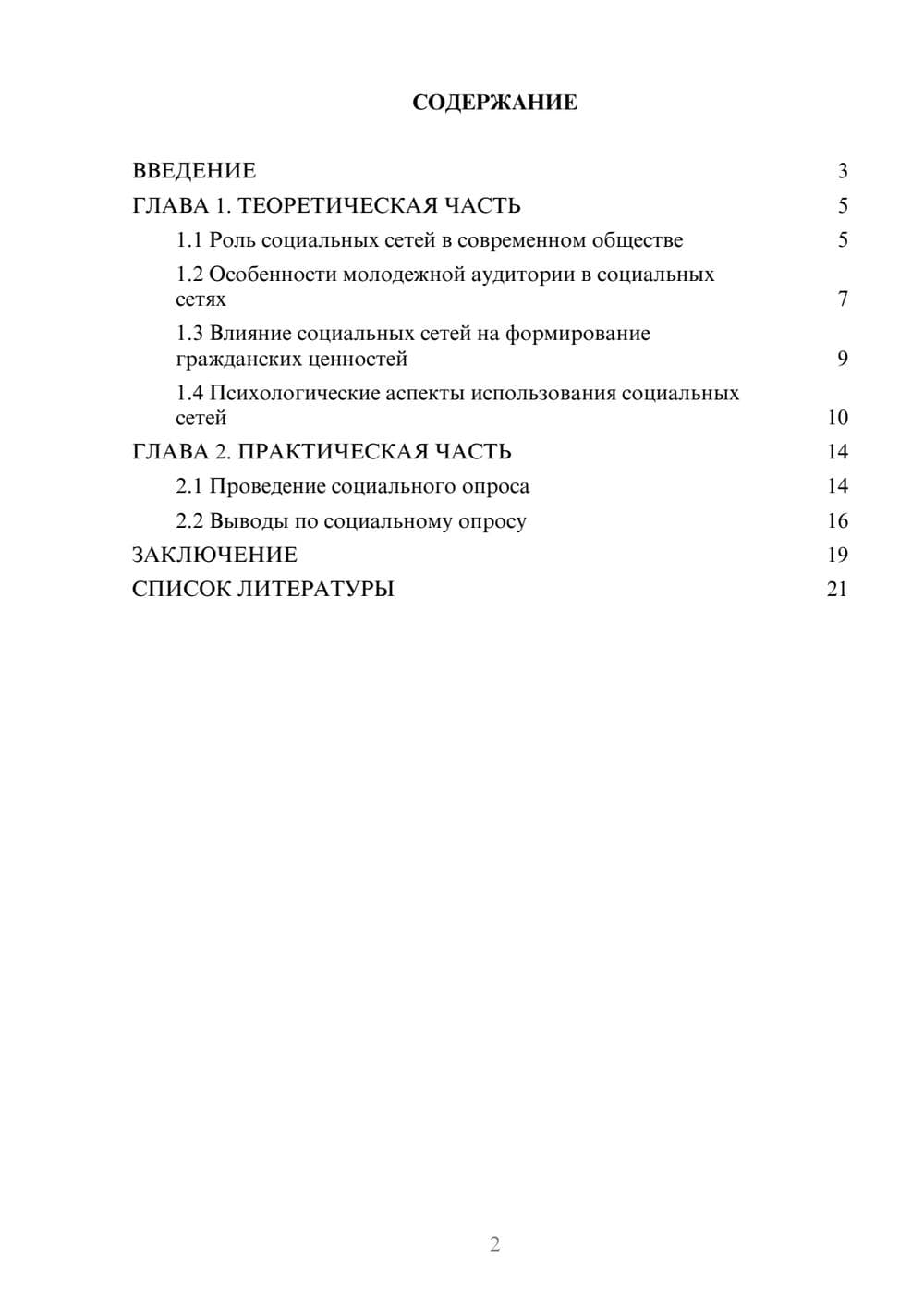 Предпросмотр проекта 2