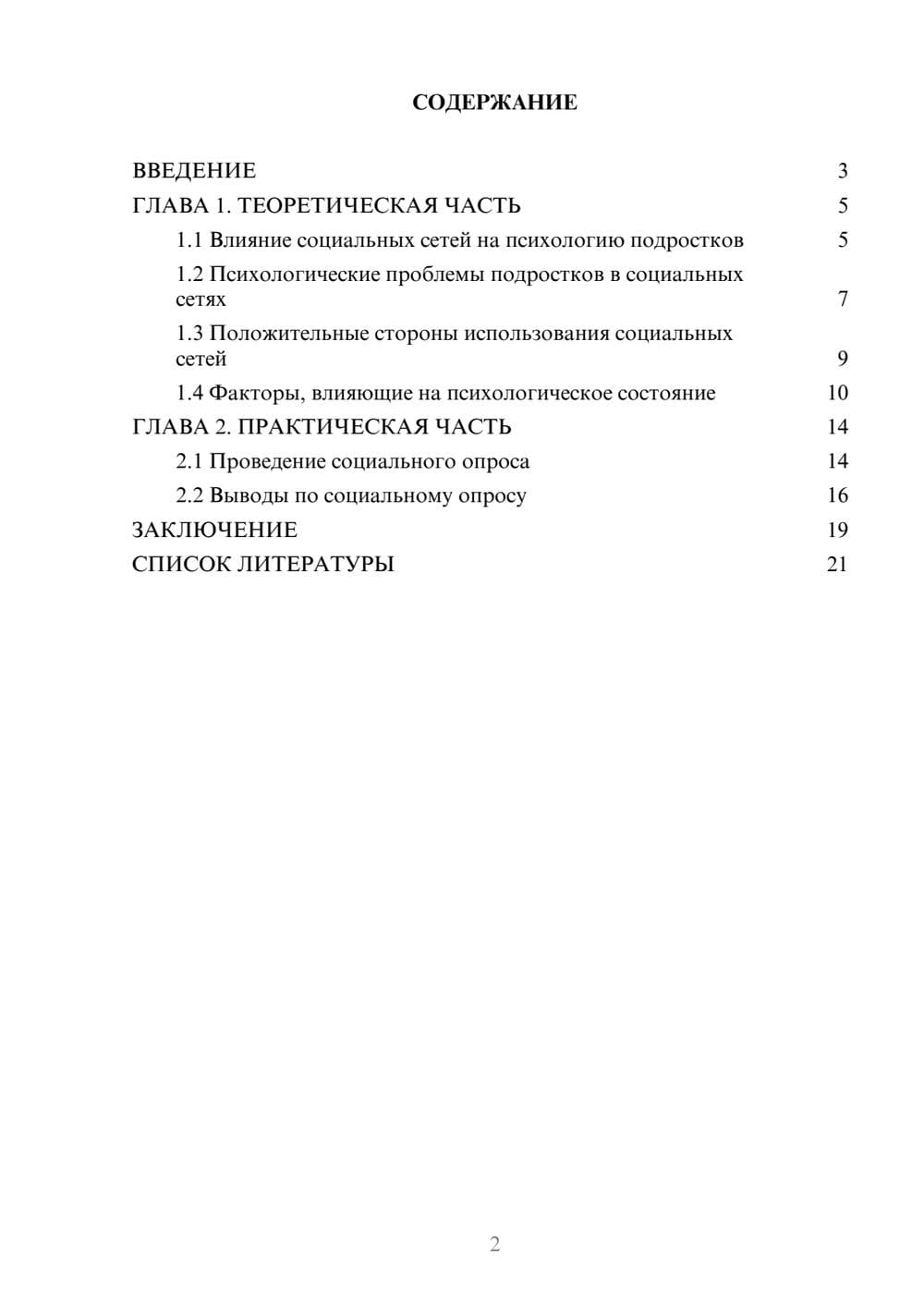 Предпросмотр проекта 2