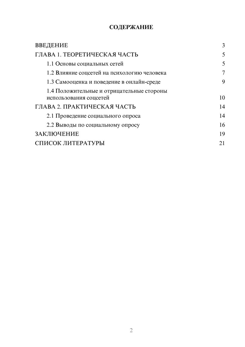 Предпросмотр проекта 2