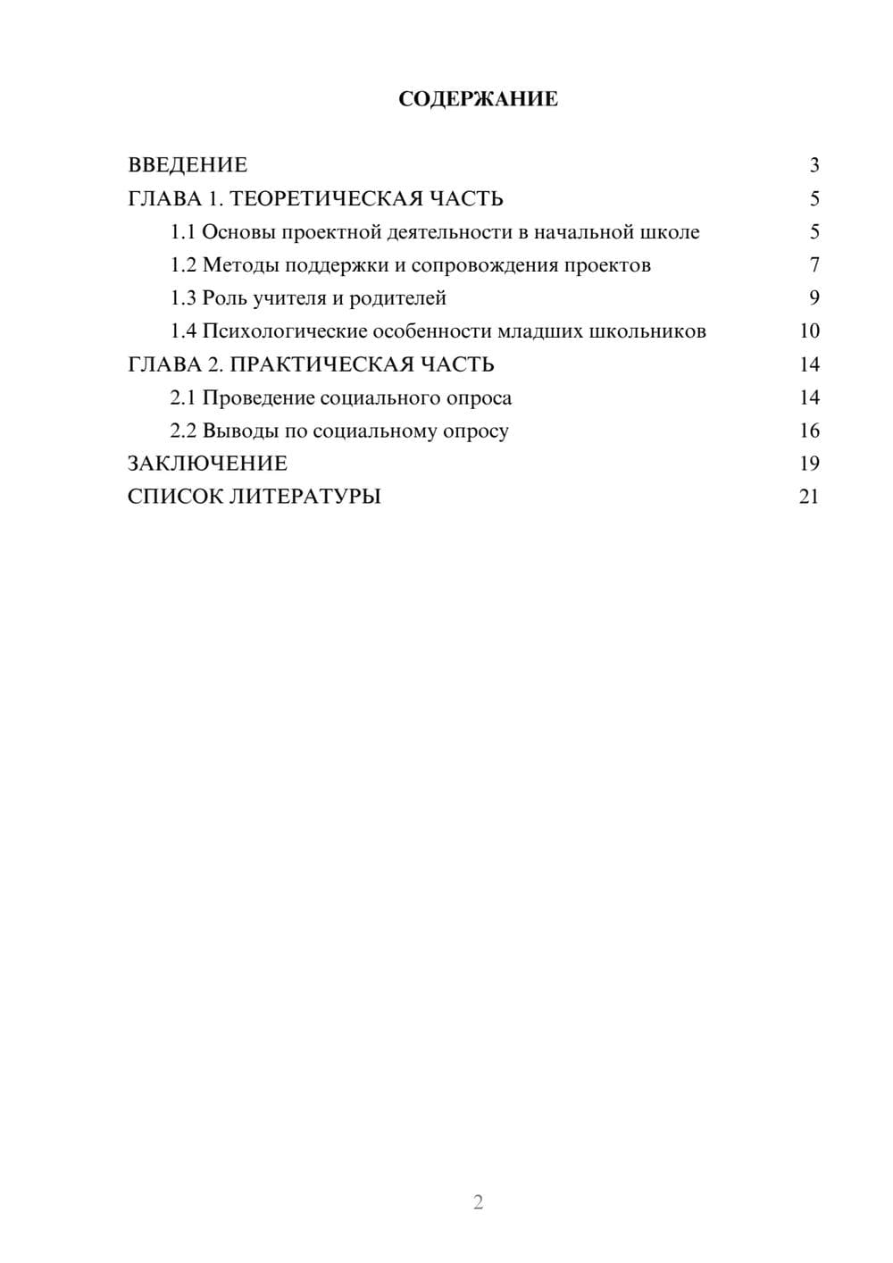 Предпросмотр проекта 2