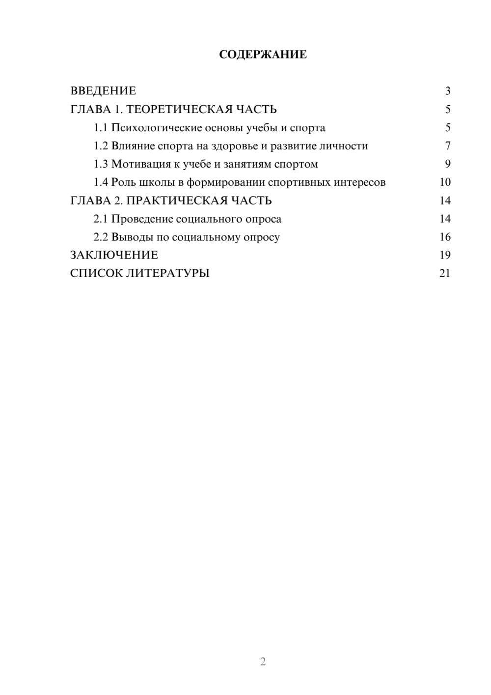 Предпросмотр проекта 2
