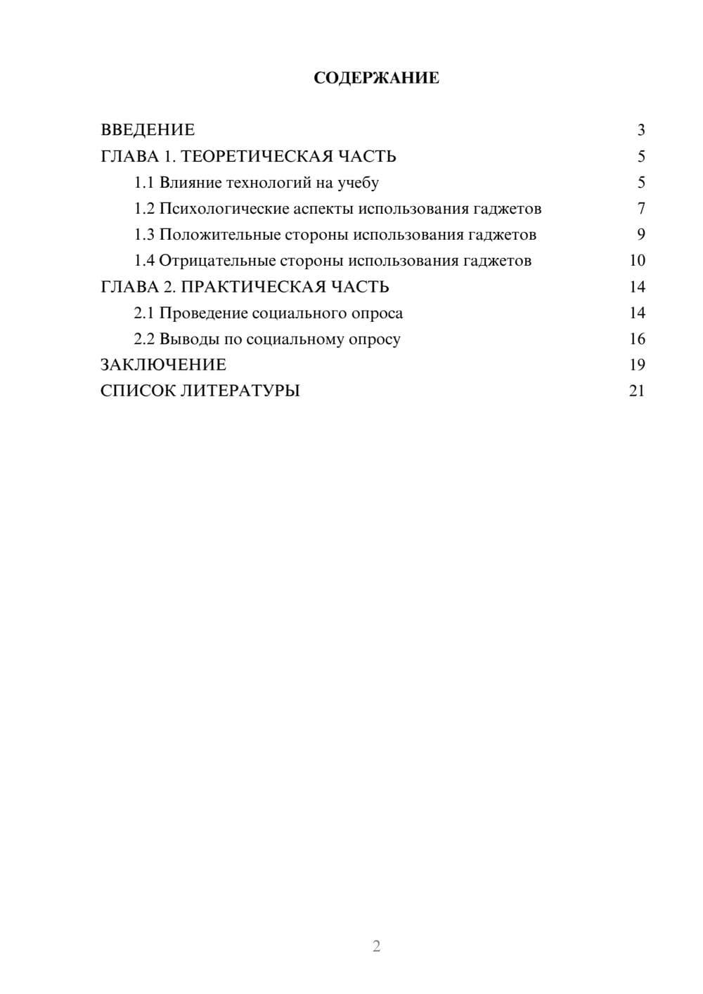 Предпросмотр проекта 2