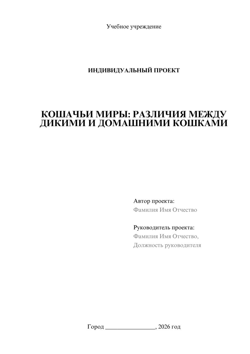 Предпросмотр проекта 1