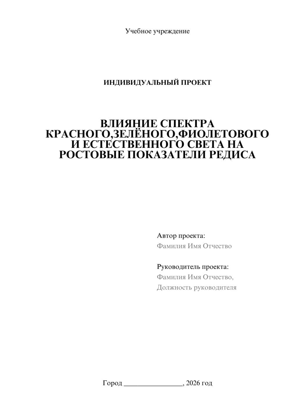Предпросмотр проекта 1