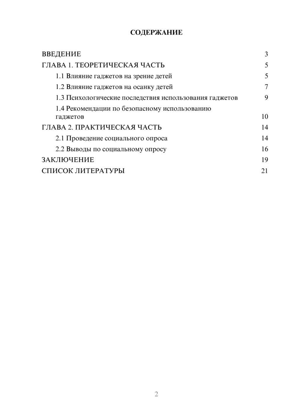 Предпросмотр проекта 2