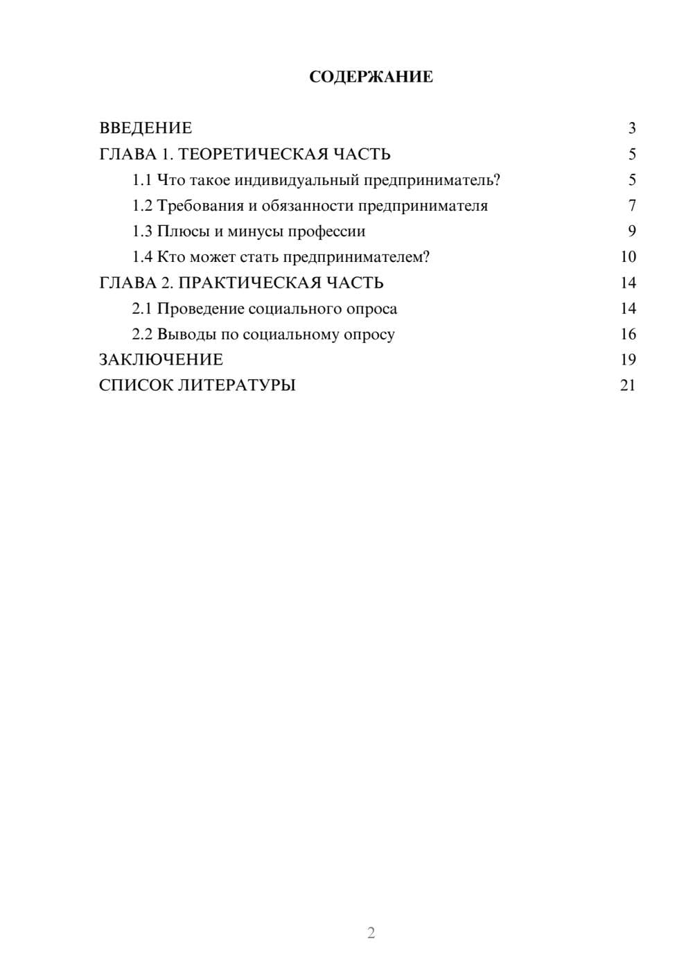 Предпросмотр проекта 2