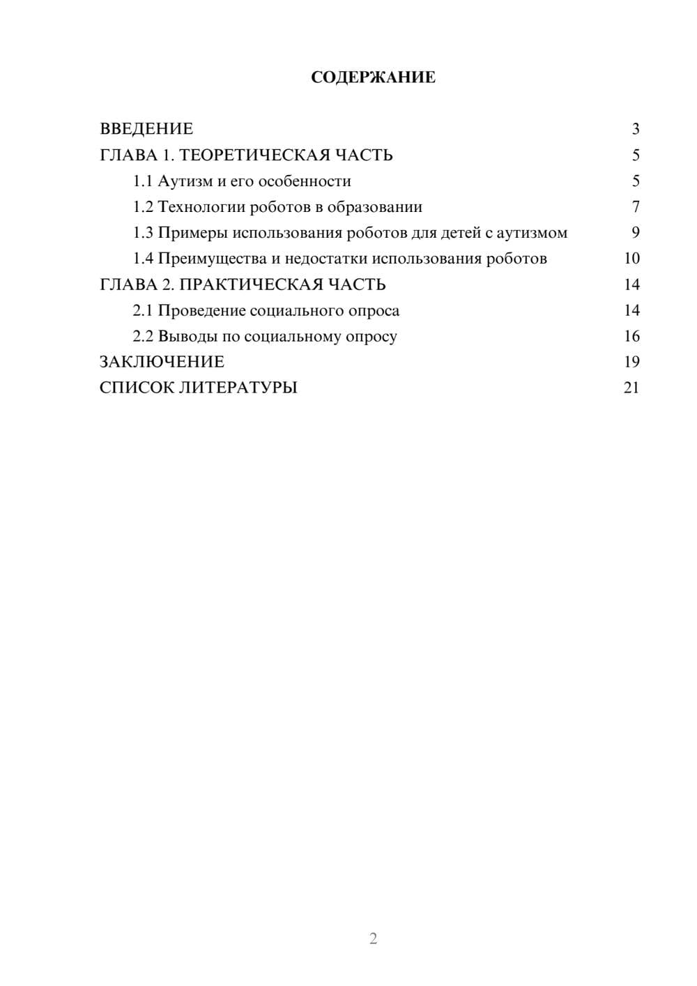 Предпросмотр проекта 2