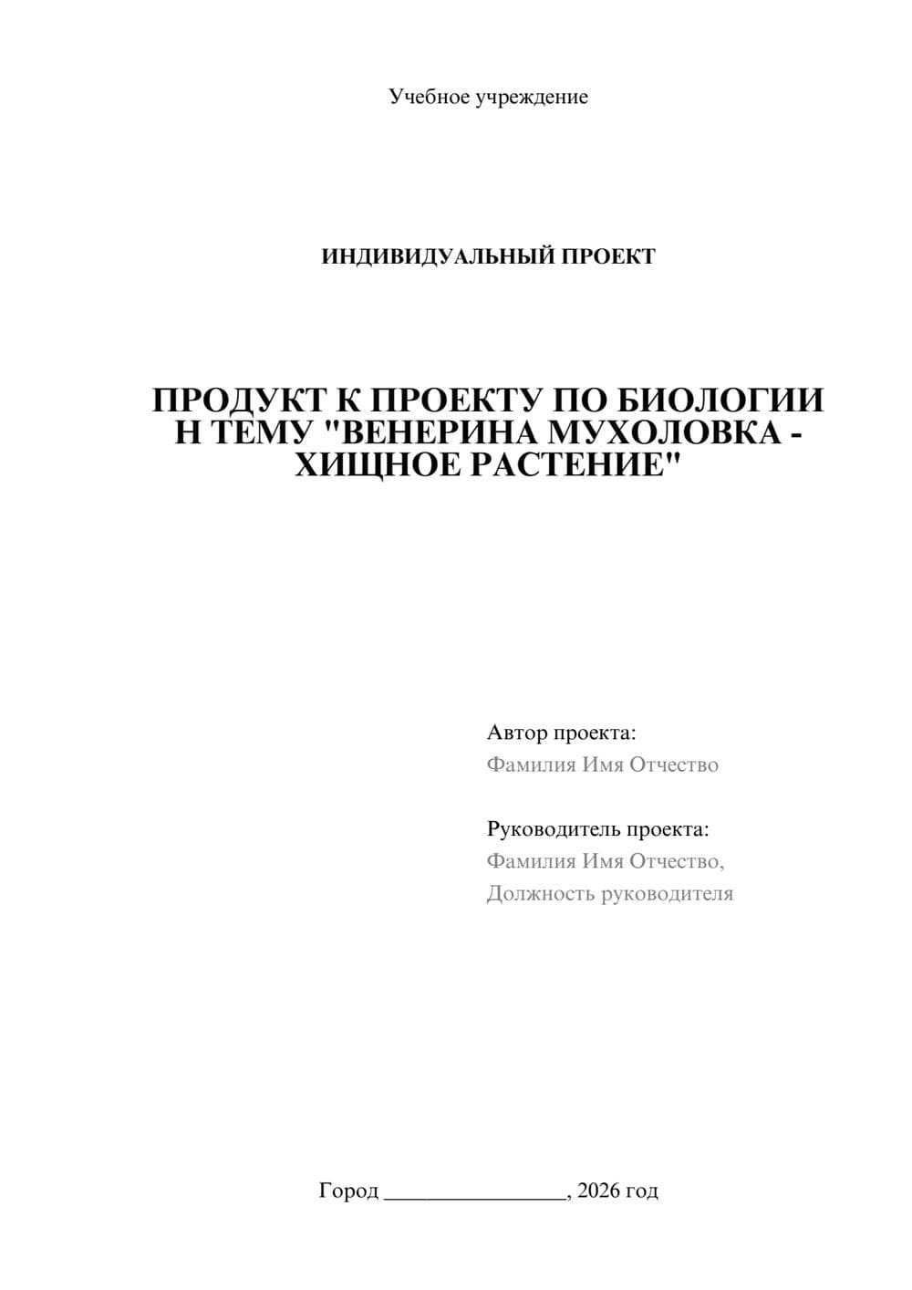 Предпросмотр проекта 1