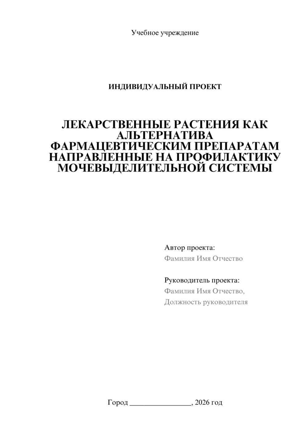 Предпросмотр проекта 1