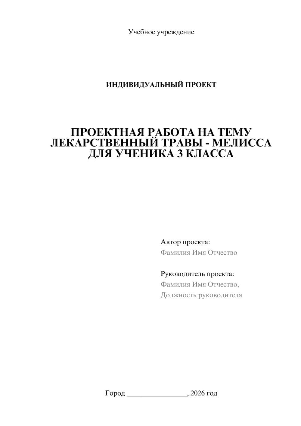 Предпросмотр проекта 1