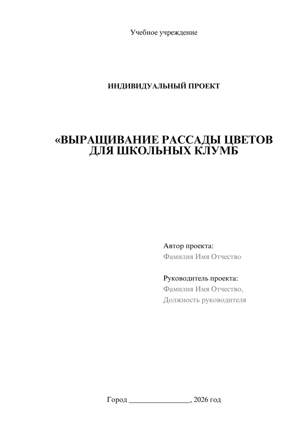 Предпросмотр проекта 1