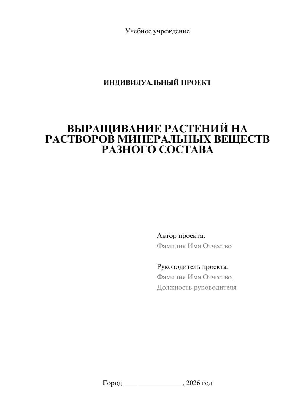 Предпросмотр проекта 1