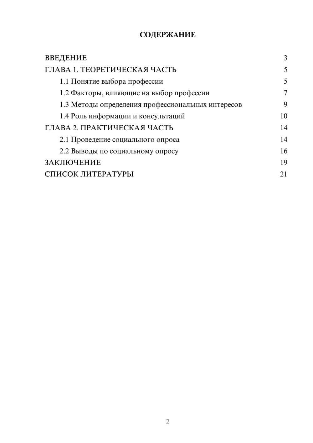 Предпросмотр проекта 2