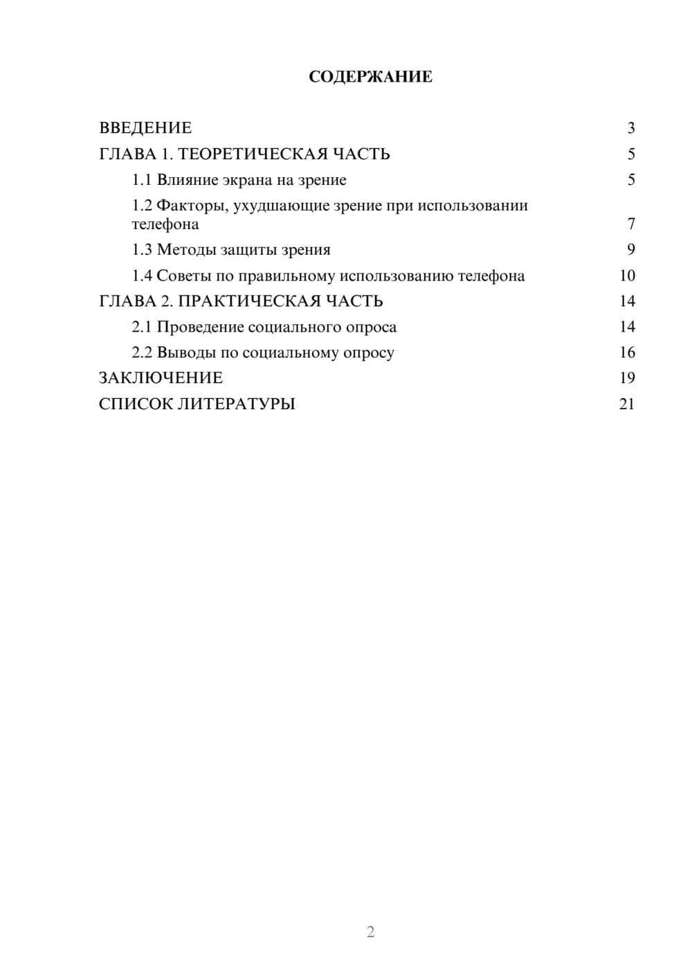 Предпросмотр проекта 2