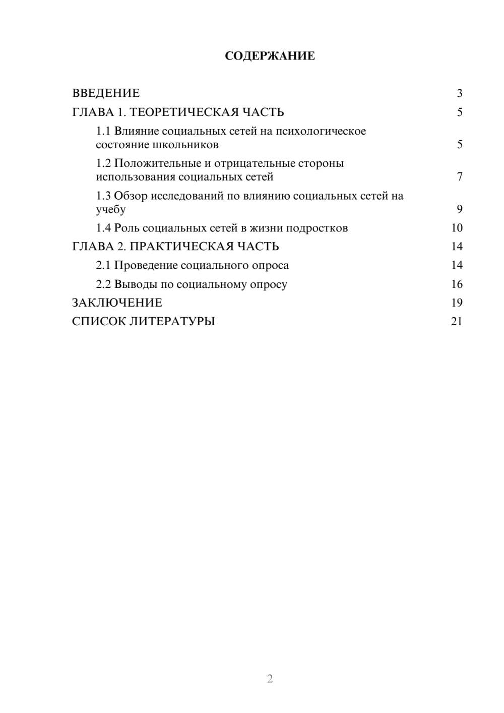 Предпросмотр проекта 2