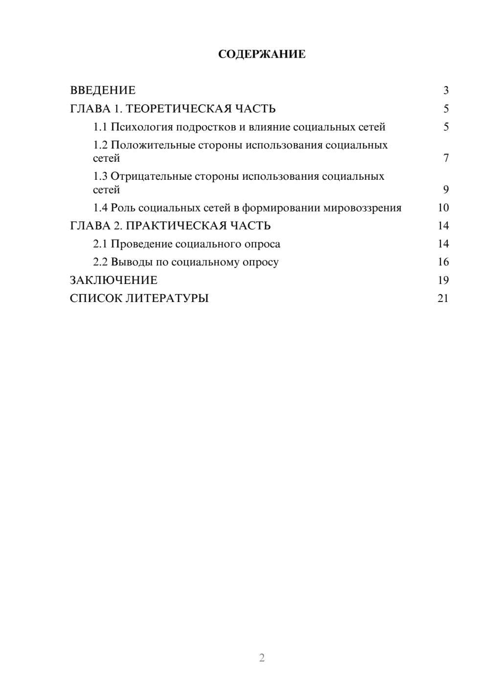 Предпросмотр проекта 2