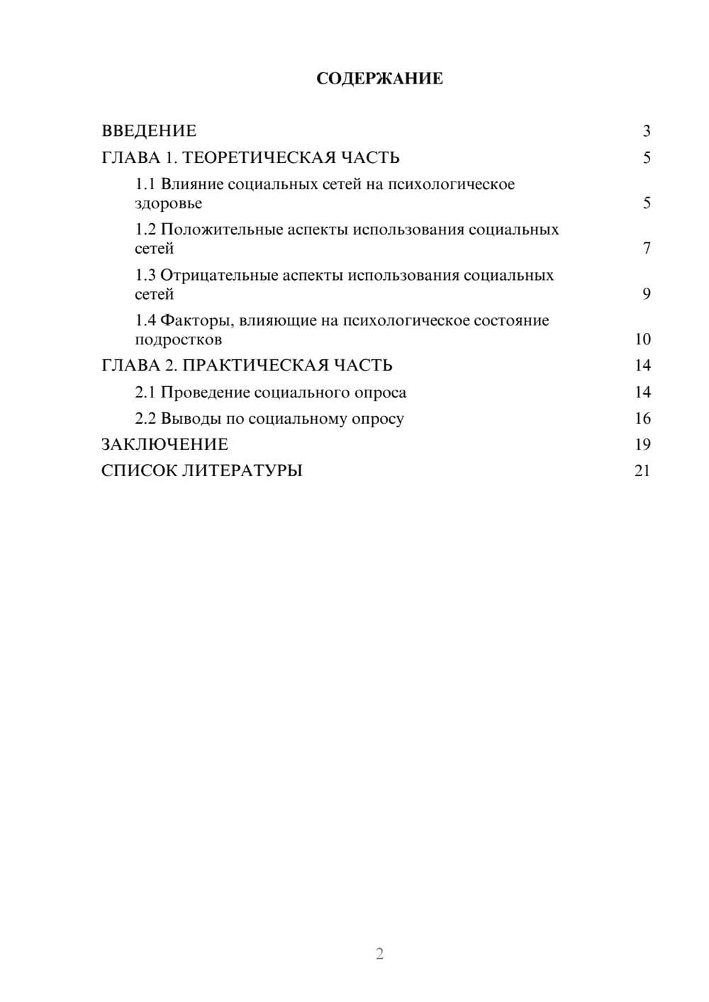 Предпросмотр проекта 2