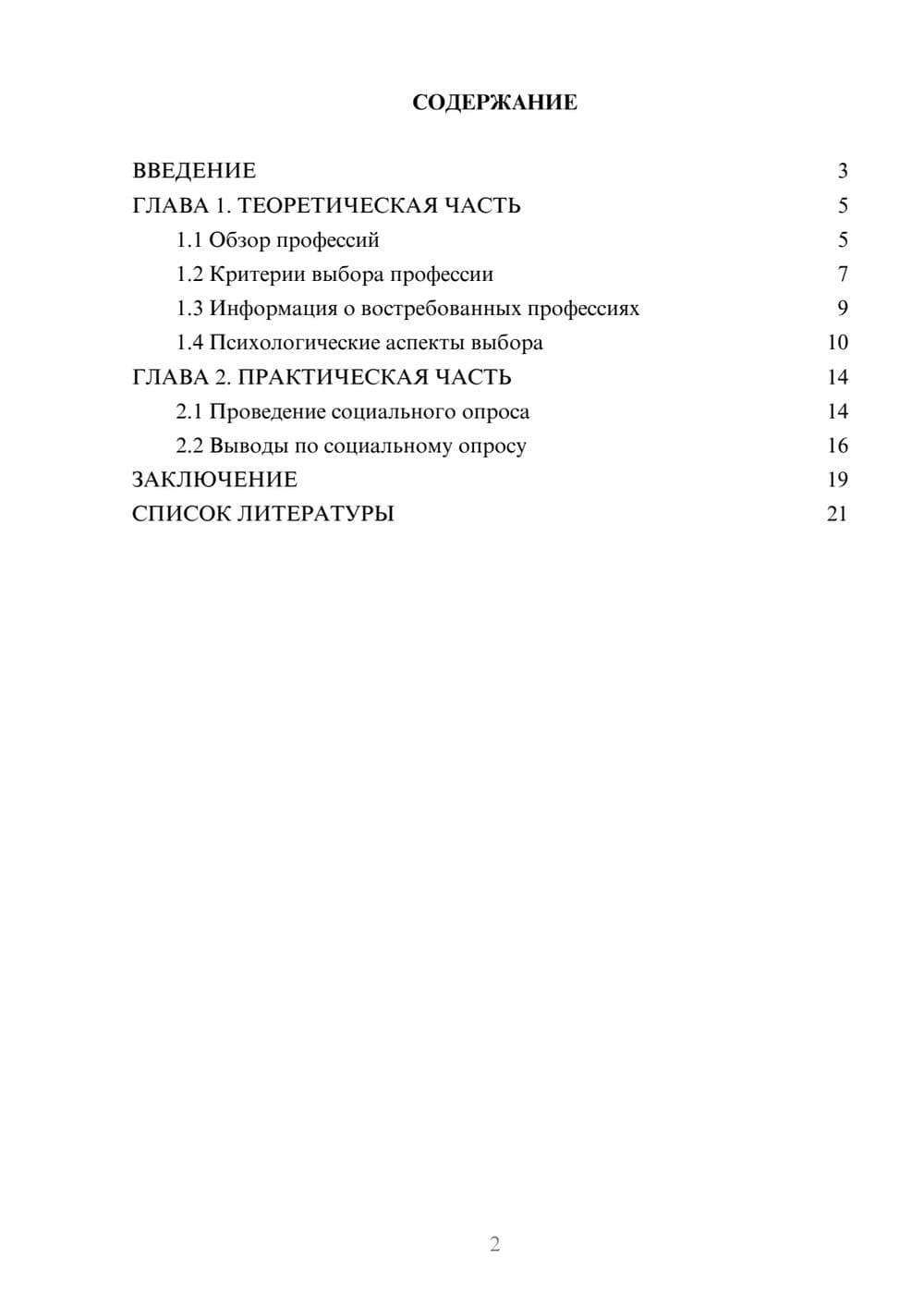 Предпросмотр проекта 2