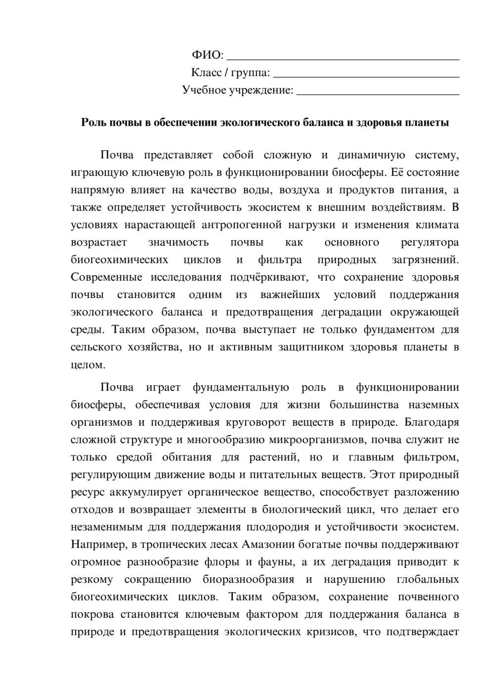 Предпросмотр эссе 1