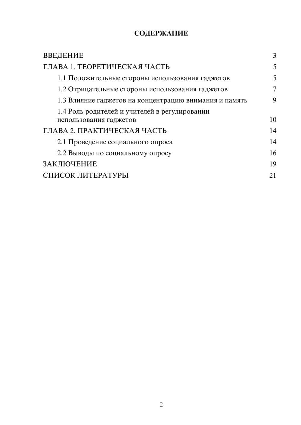 Предпросмотр проекта 2