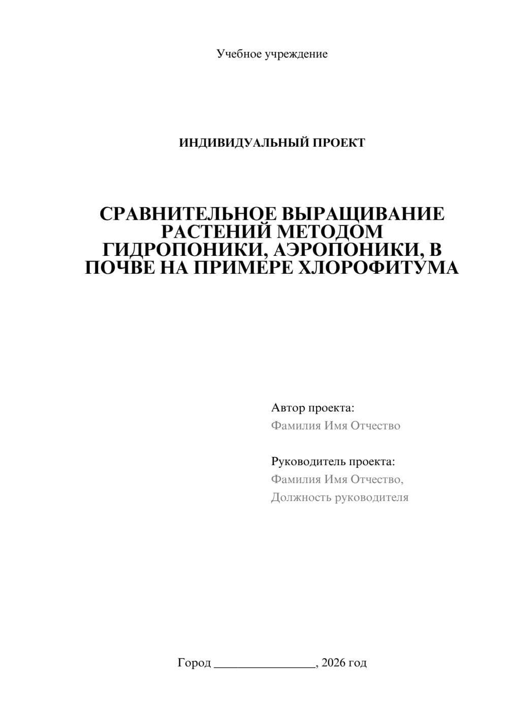 Предпросмотр проекта 1