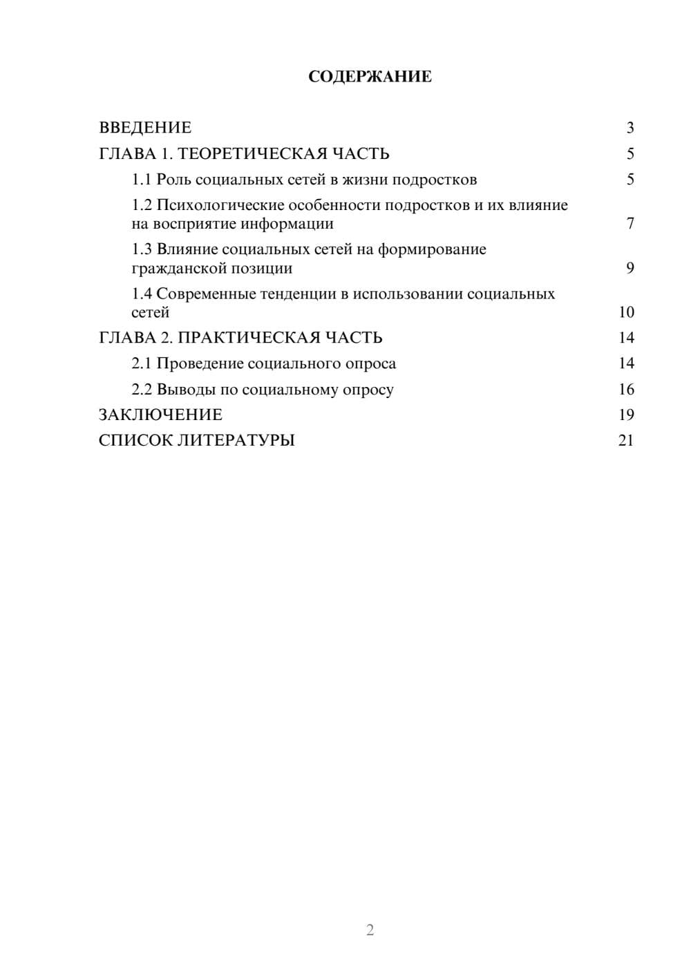 Предпросмотр проекта 2