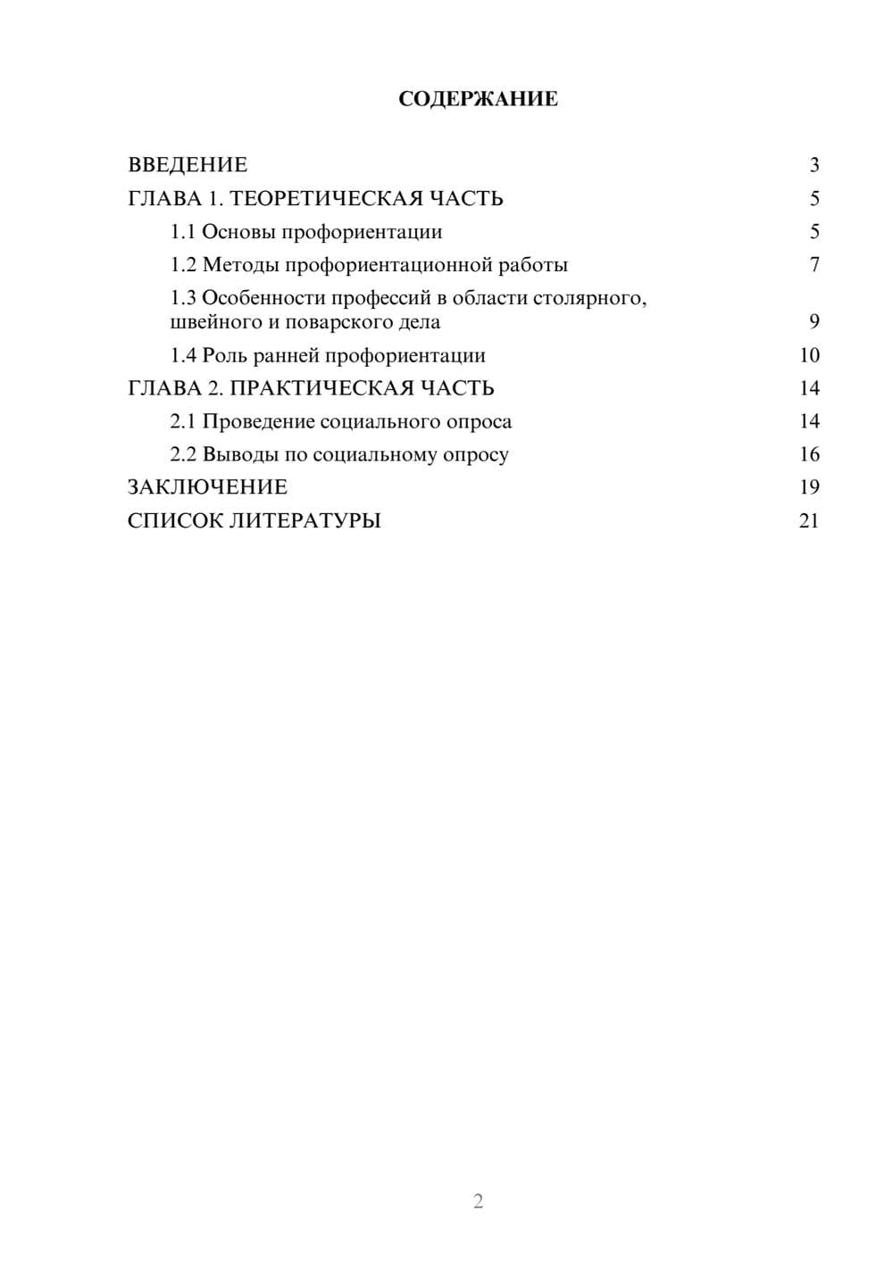 Предпросмотр проекта 2