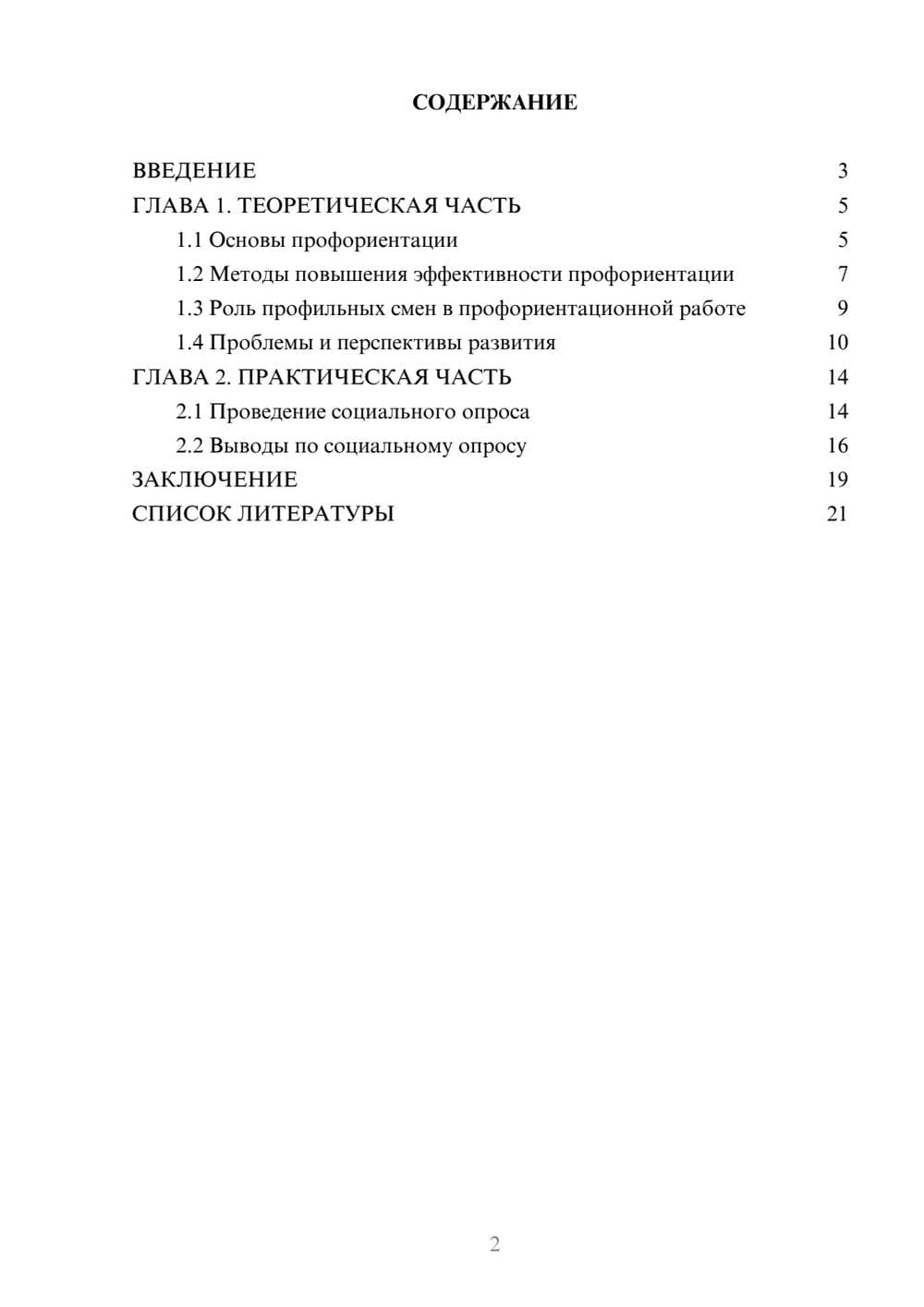 Предпросмотр проекта 2
