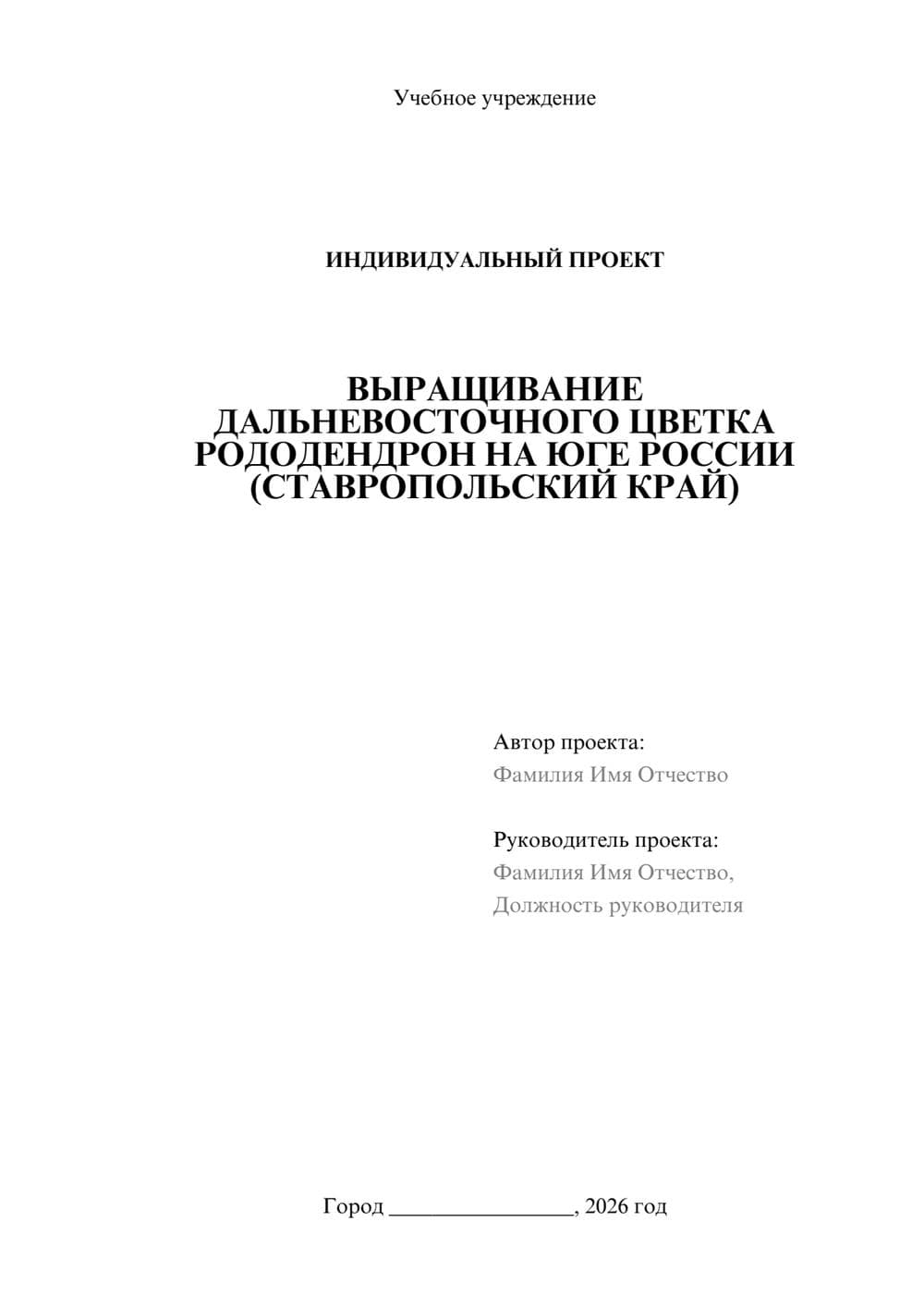 Предпросмотр проекта 1