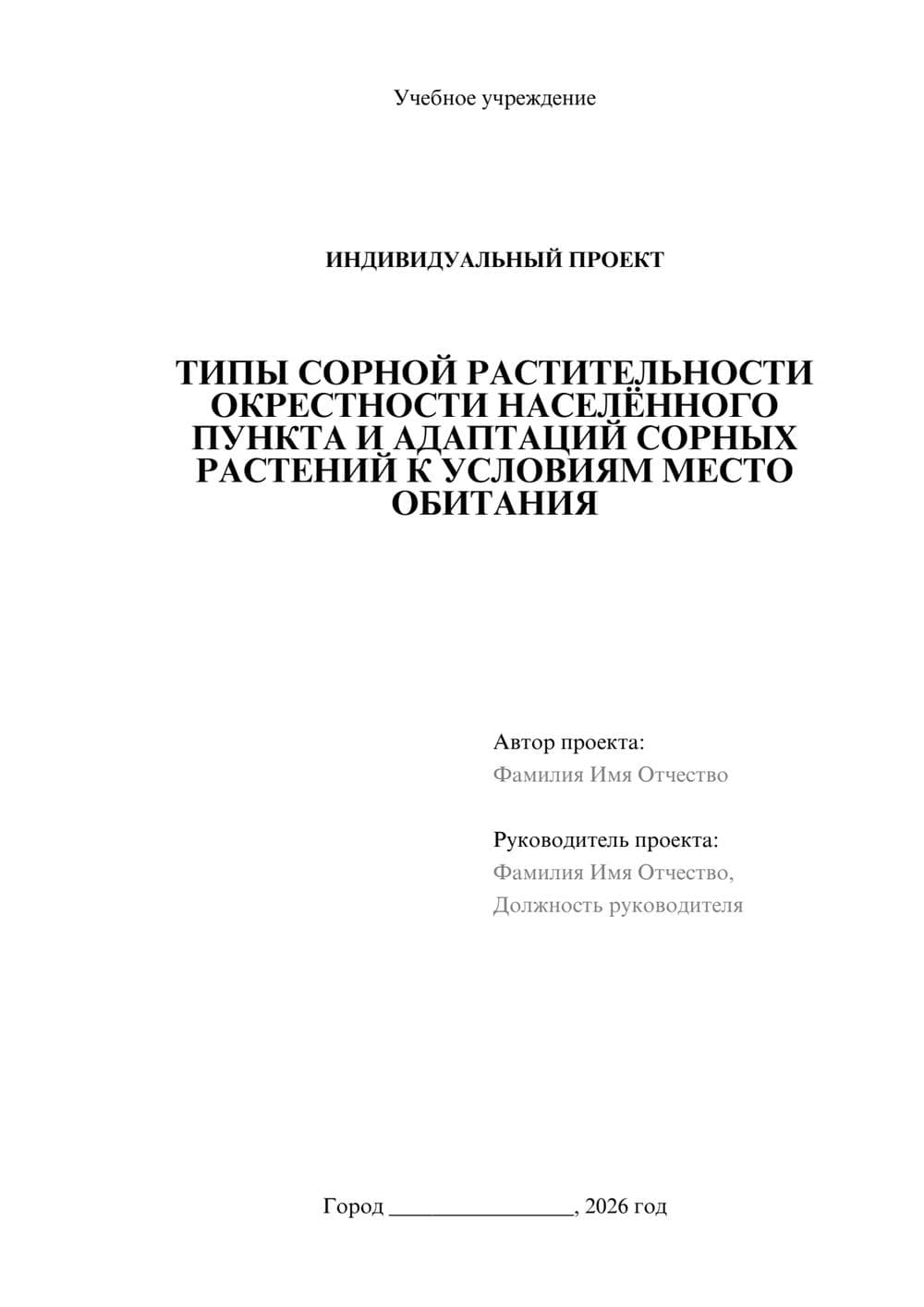 Предпросмотр проекта 1