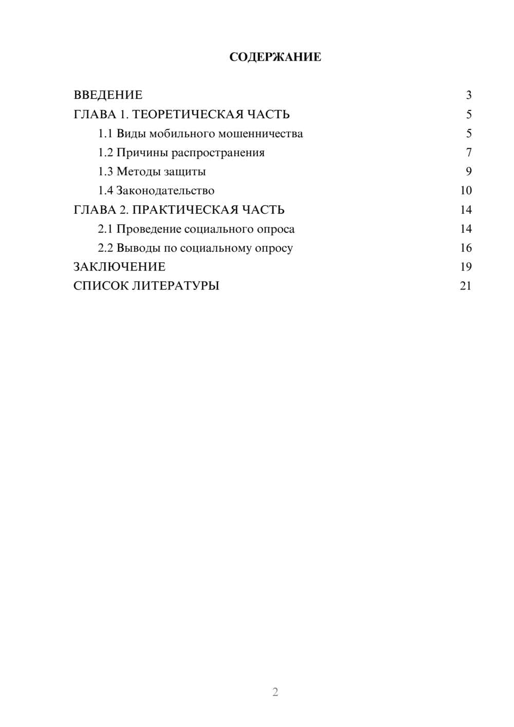 Предпросмотр проекта 2