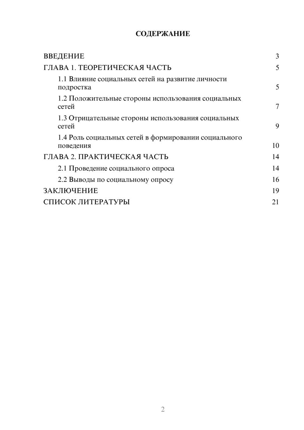 Предпросмотр проекта 2