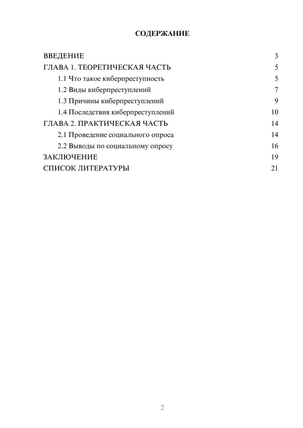 Предпросмотр проекта 2
