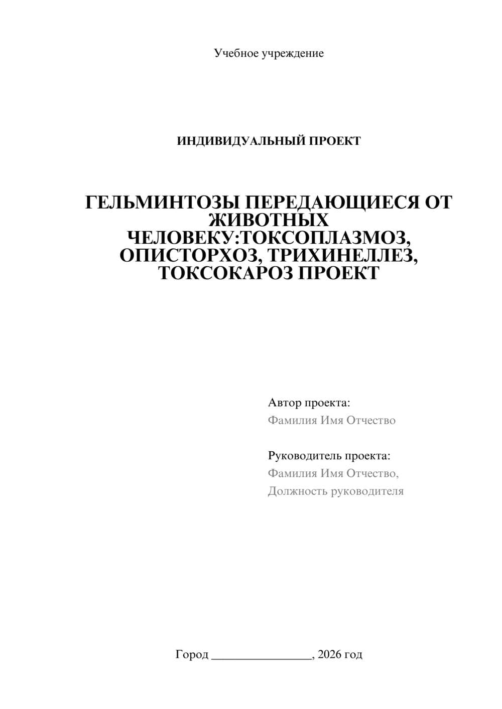 Предпросмотр проекта 1